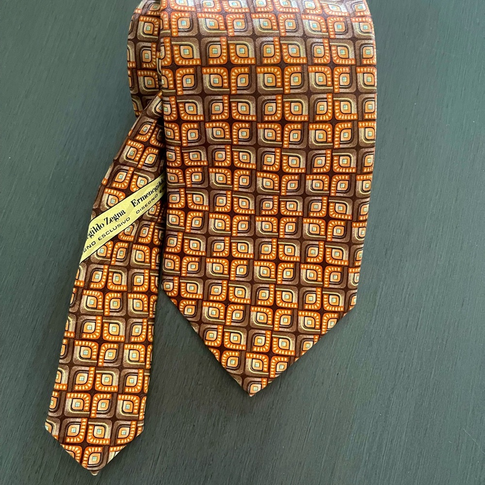Ermenegildo Zegna- 100% Silk, Men’s Tie